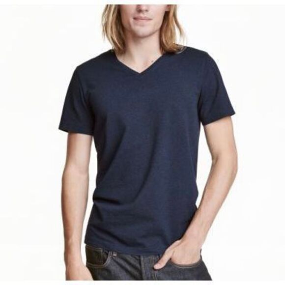 H&M Other - H&M navy V-neck T-shirt ￼